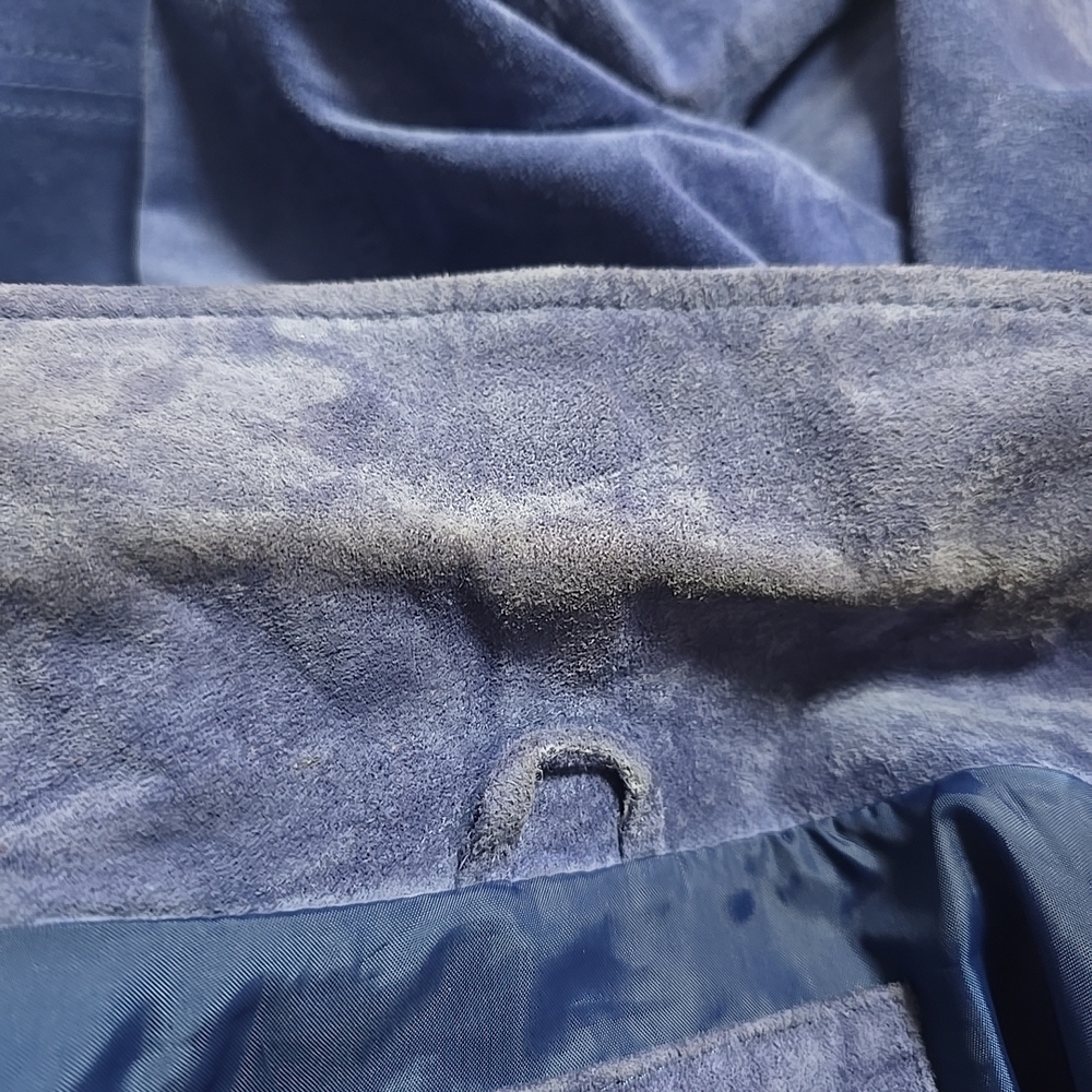 VTG Bernardo Suede jacket Women’s PM Zip Front Coat Exclusively For Nordstrom - Picture 6 of 8